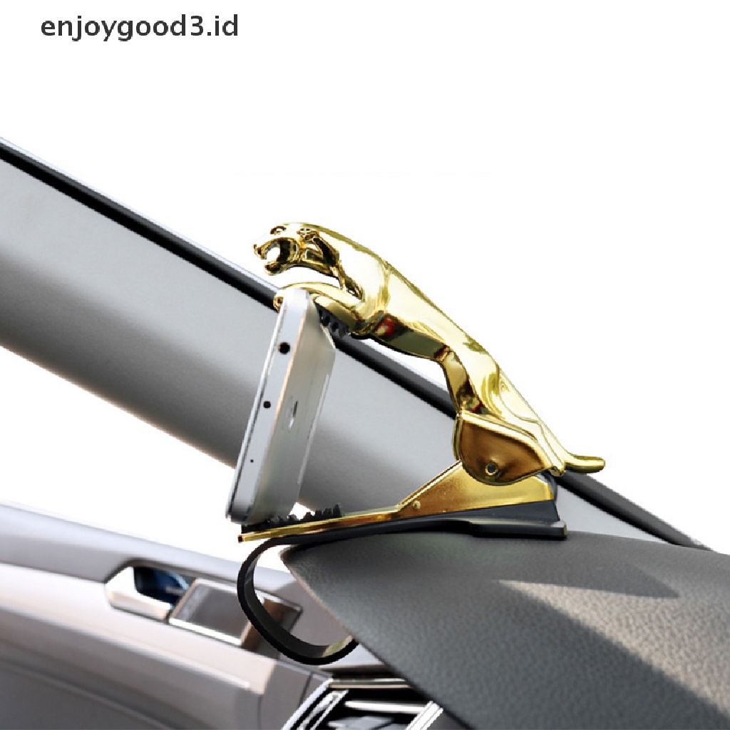 【 Rready Stock 】 1Pc Cool Cheetah Car Phone Holder Central Control Dashboard Phone GPS Stand （ ID ）