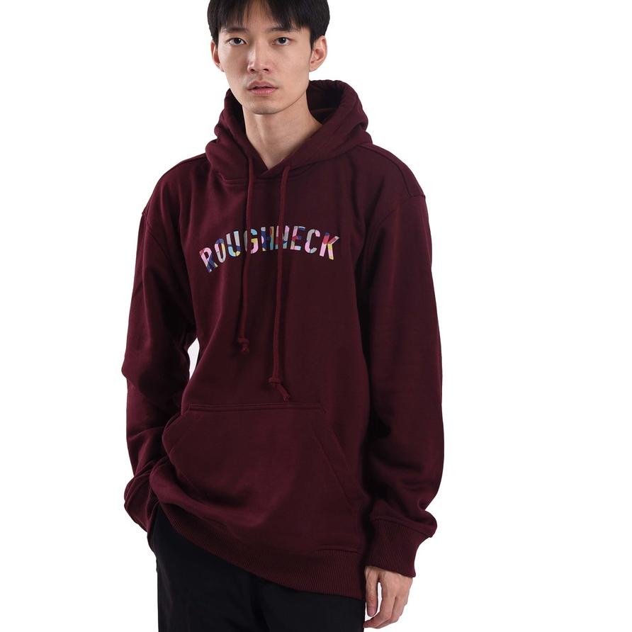 ✬ Roughneck H030 Maroon Sig Happy Hoodie ➳