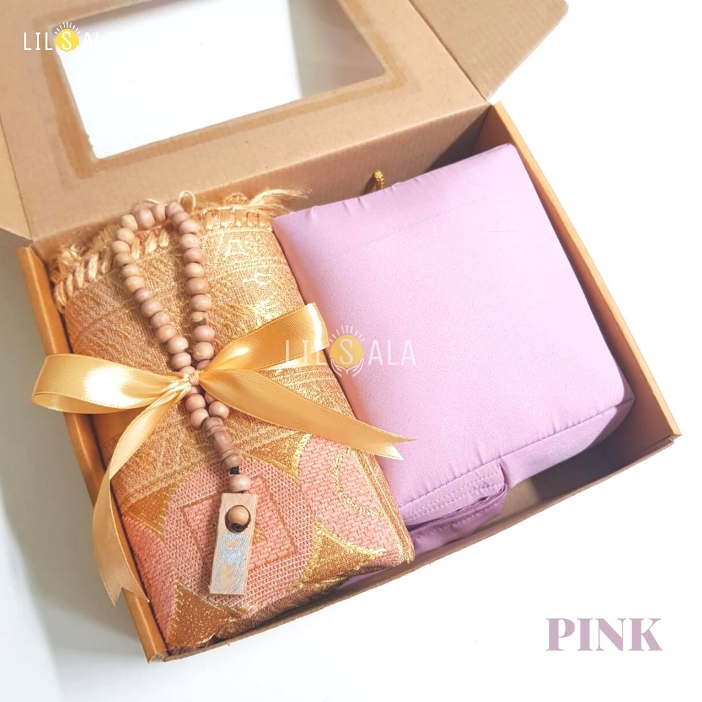 [BARKA] Hampers Idul Fitri Sajadah dan Mukena Travel Kanaya Seserahan Parcel Ramadhan Lebaran Kado Perempuan
