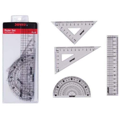 

RULER PENGGARIS JOYKO RL-PS2 SET ISI 4 PENGGARIS BUSUR DERAJAT MISTAR SIKU MATEMATIKA RLPS2 RLP S2 RL PS2 SEGITIGA MATH PERLENGKAPAN SEKOLAH KANTOR PERALATAN ATK ALAT TULIS