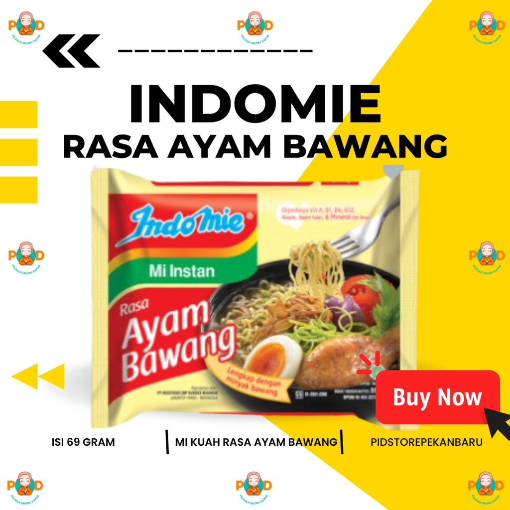 

INDOMIE MI KUAH RASA AYAM BAWANG 69 GRAM