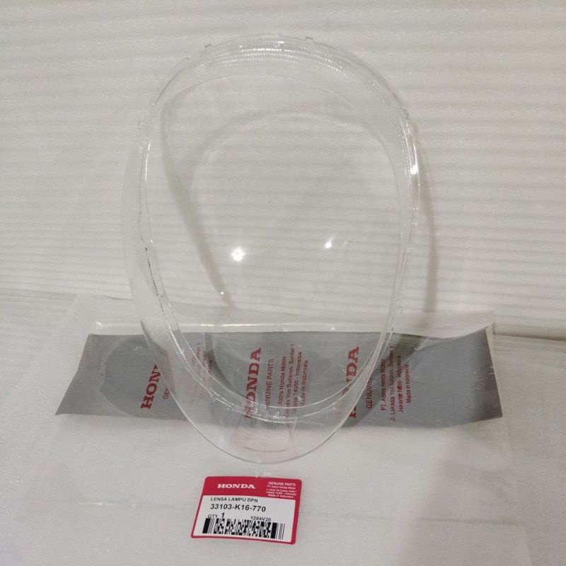Mika kaca Lensa Lampu reflektor reflector Depan Honda Scoopy Fi 2013-2016  Original ASLI Distributor