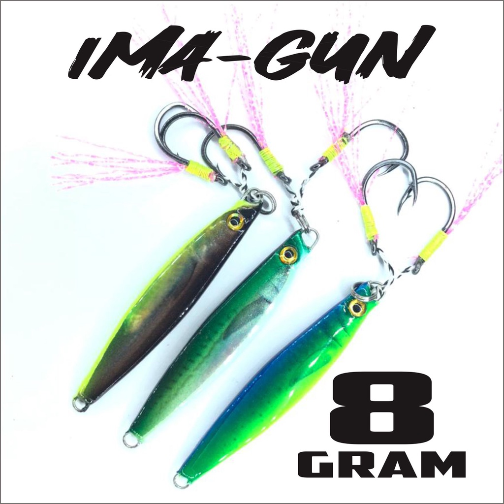 umpan mancing pinggiran microjig 8 gram GID