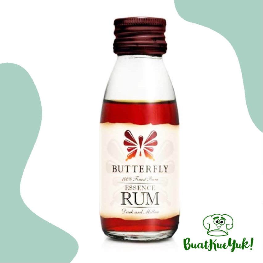 

Butterfly Essence Rum - Perisa Rhum Mengandung Alkohol Kemasan 60 ML
