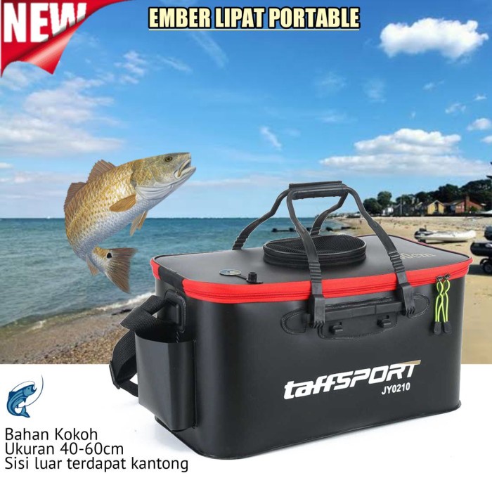 Mancing Ember Lipat Mancing Portable Tas Ikan Dan Umpan Hidup