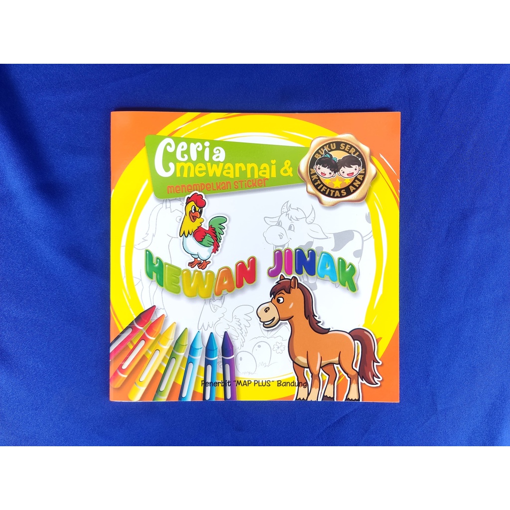 

Ceria Mewarnai dan Menempelkan Sticker Binatang Jinak