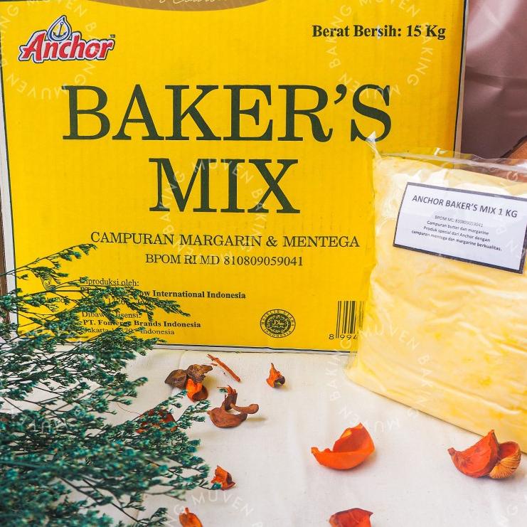 

✶ ANCHOR BAKERS MIX BUTTER BLEND 1 KG / BAKER CAMPURAN MENTEGA ✾