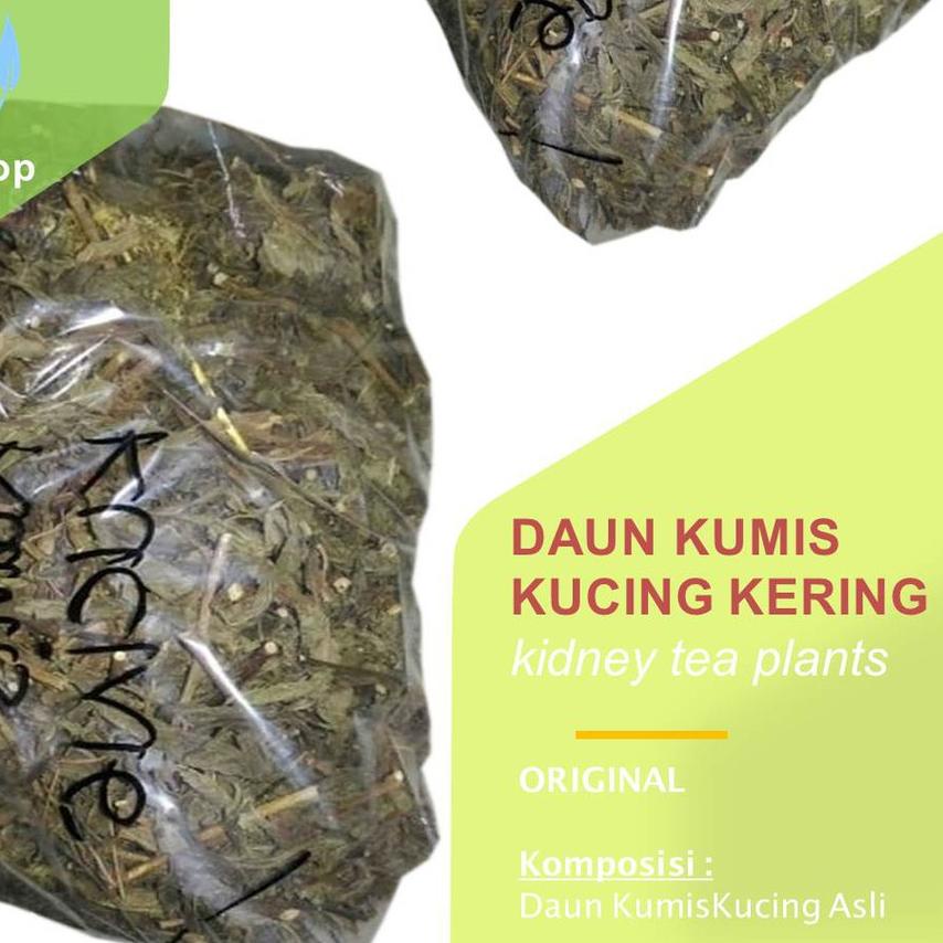 

☆ Daun Kumis Kucing Kering 1 kg Remujung Java Tea (Kidney Tea Plants Leaf) ☎