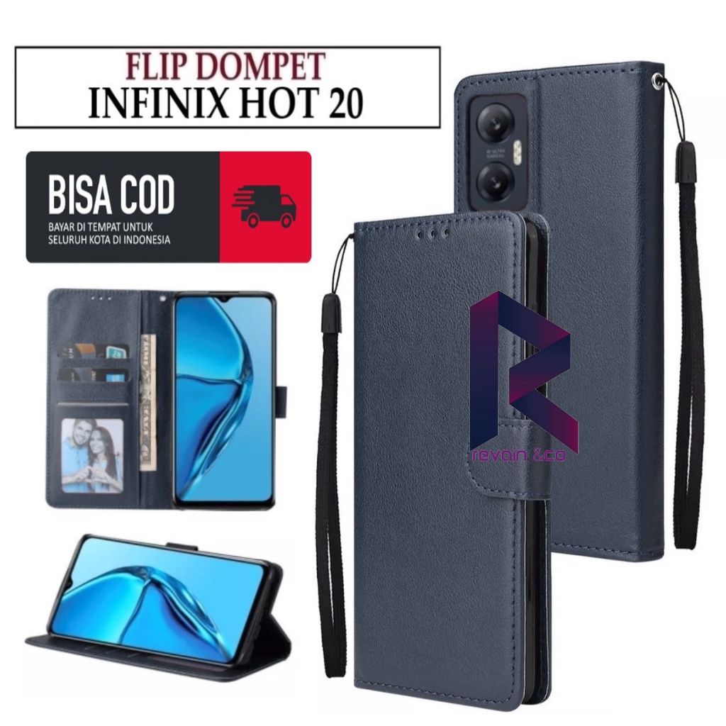 CASE INFINIX HOT 20 5G FLIP WALLET LEATHER KULIT PREMIUM SARUNG BUKA TUTUP KESING HP FLIP CASE INFINIX HOT 20 5G