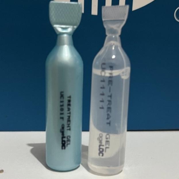 

Ready Stok serum treatment sepasang biru putih curah - gel treatment exp 2024