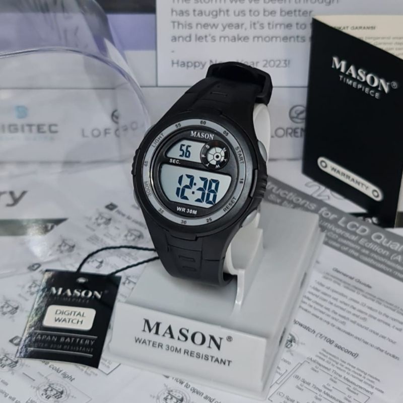 Jam Tangan Anak Digital Mason 7020 Rubber Original Tahan Air