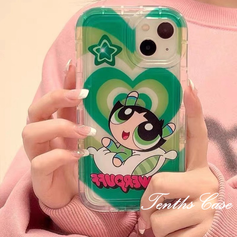 IPHONE Kompatibel Untuk Iphone14 13 12 11 Pro Max X XR Xs Max8 7 Plus SE 2020 Casing Ponsel INS Gaya Gadis Berani Kecil Policewoman Soft Cover