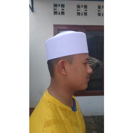 Lobe Peci Putih Batok tinggi 8 cm