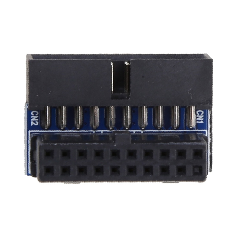 Adaptor Sambungan btsg USB 3.0 19P 20P Colokan Vertikal Jarum Terpasang Steering Elbow