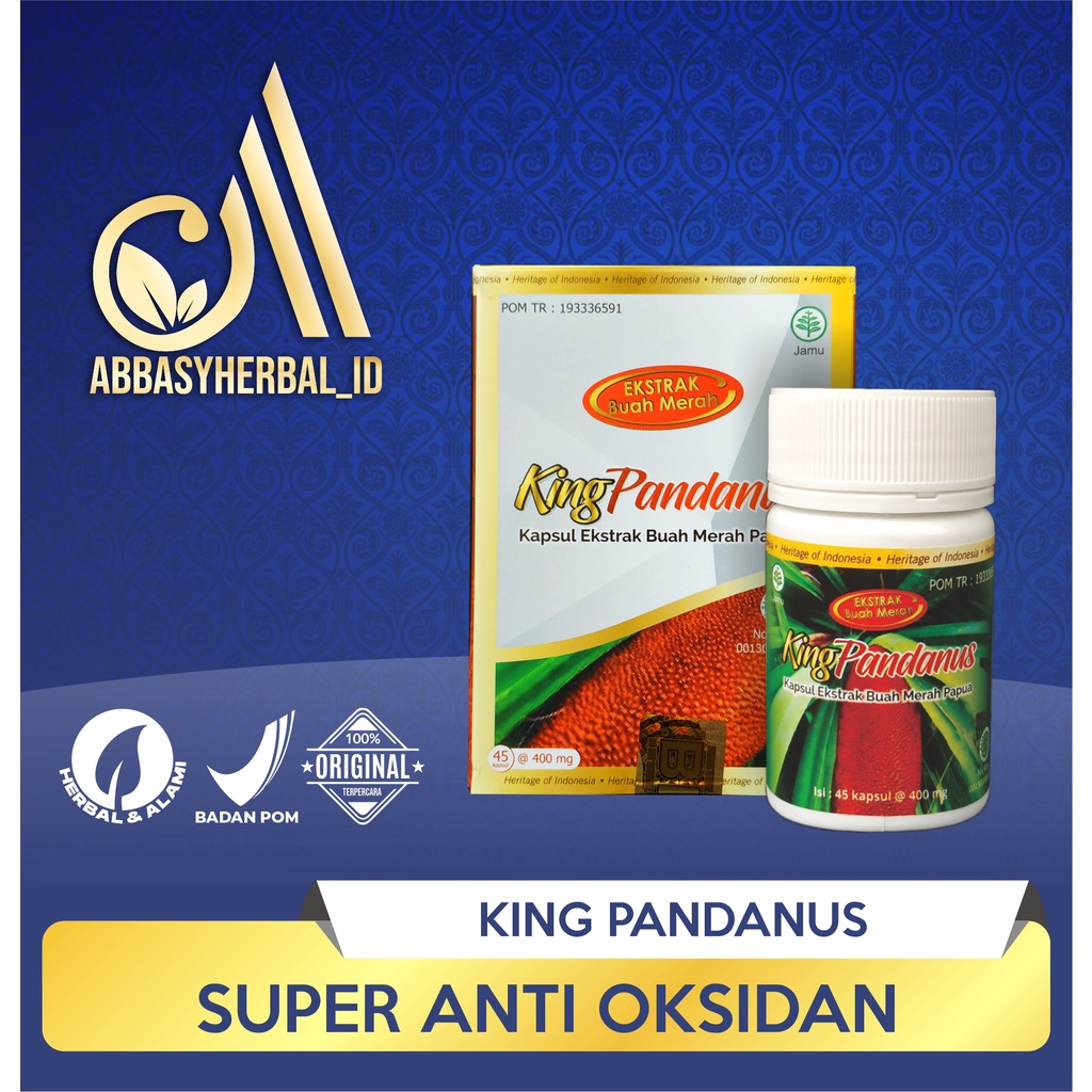 EKSTRAK BUAH MERAH PAPUA KING PANDANUS OBAT HERBAL KENCING MANIS DIABETES STROKE KOLESTROL