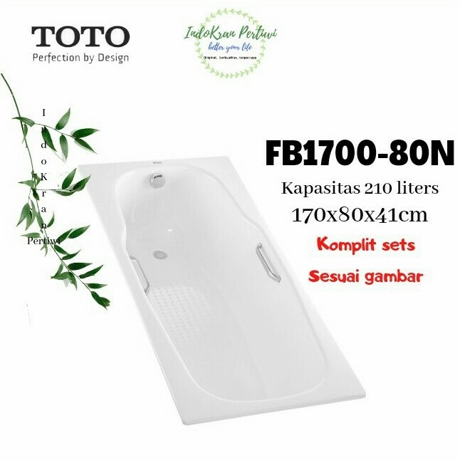 Terlaris Bathtub Bak Mandi Toto Fb1700-80
