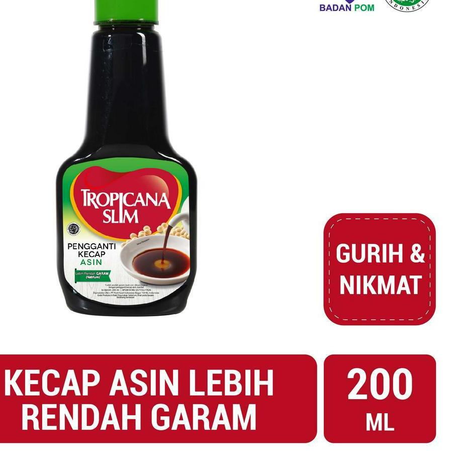 

12.12 Tropicana Slim Kecap Asin 200ml - Bantu Dukung Hidup Sehat grosir