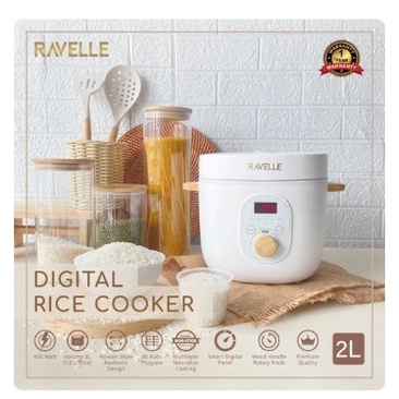 Ravelle Digital Rice Cooker 2 Liter