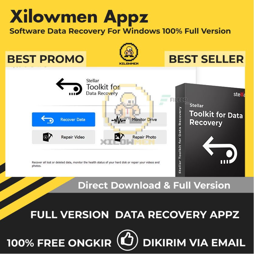 [Full Version] Stellar Toolkit for Data Recovery Pro Lifetime Data Recovery WIN OS