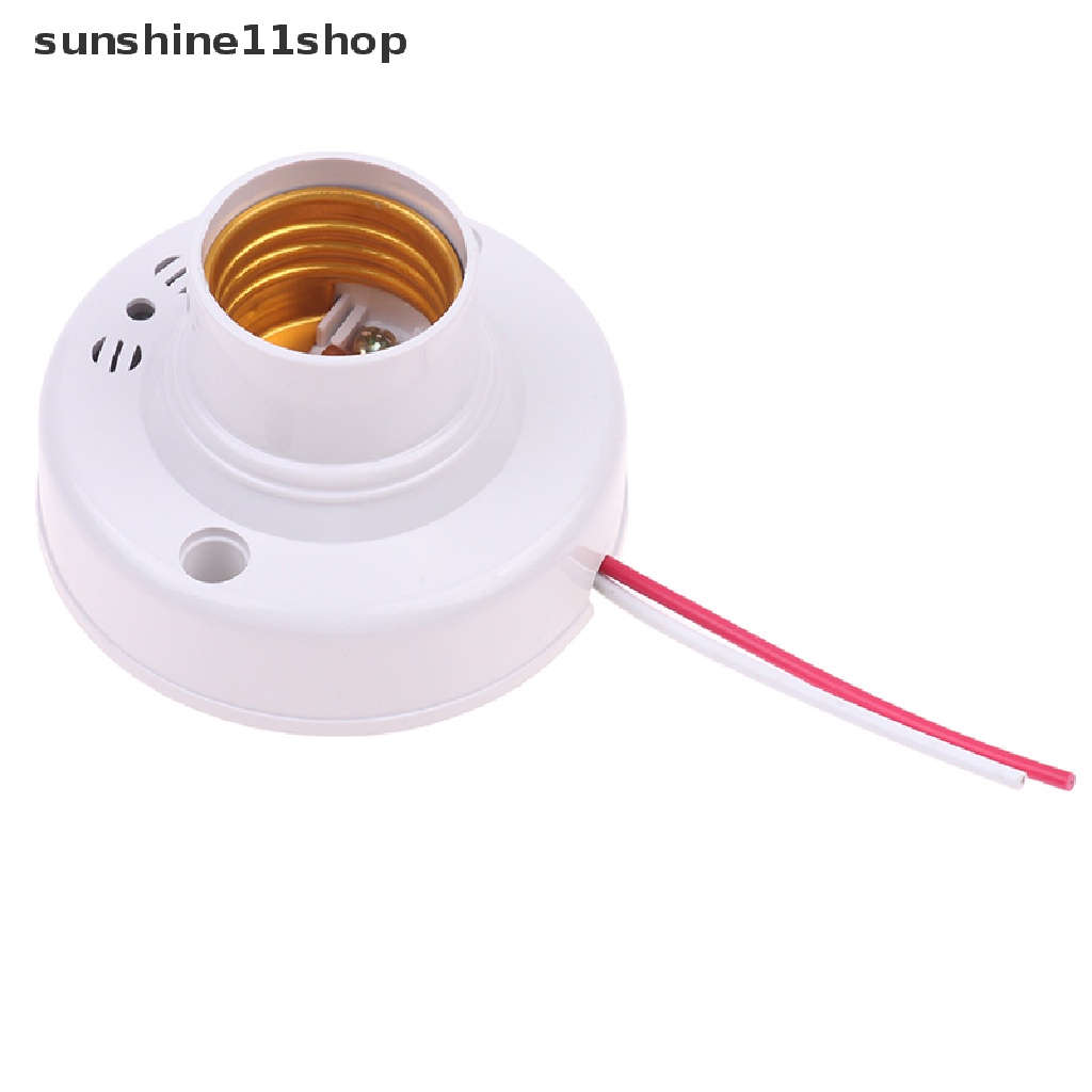 Sho E27 Lampu Sensor Suara Lamp Holder On Off Light Tepuk Suara Sound Control N