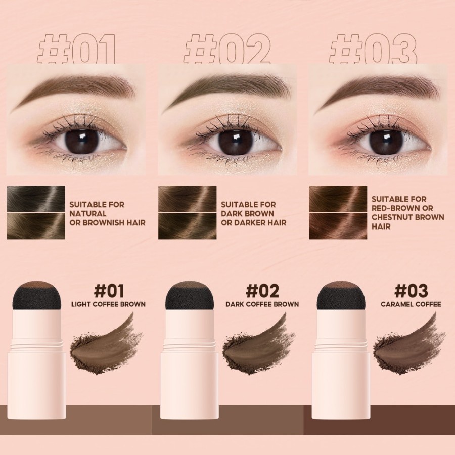 OTWOO Eyebrow Cushion Stamp Waterproof Brow Stamp