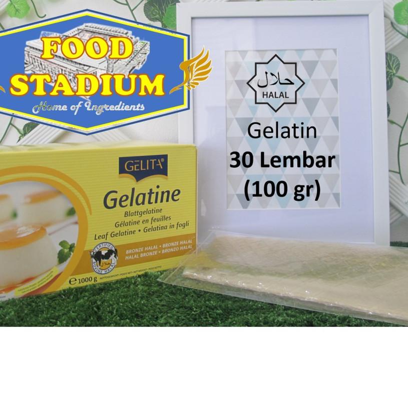 

♩ HALAL Gelatin Sheet 30 Lembar (100 gr) by Gelita ✵