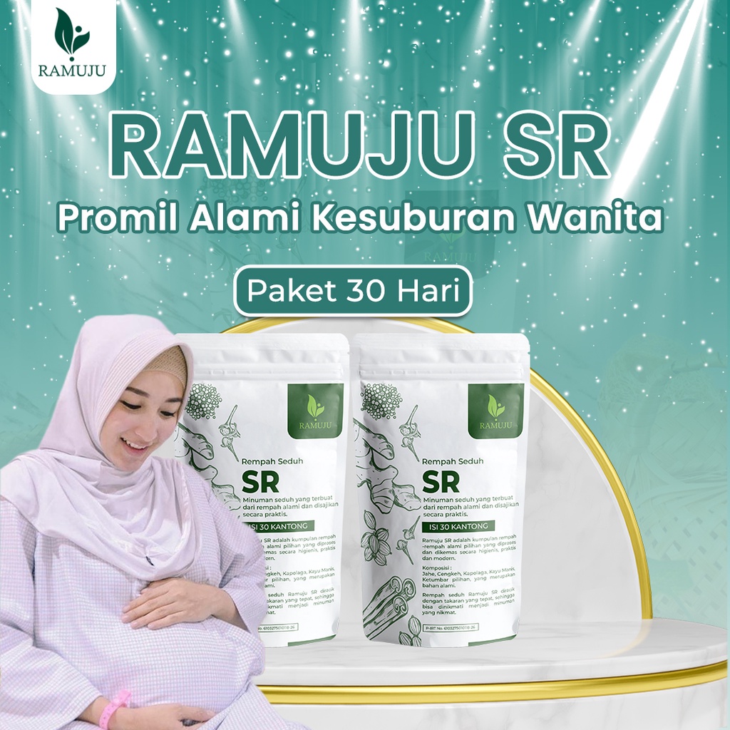 Ramuju SR Sehat Rahim Paket 30 Hari Ramuju SR Promil Wanita