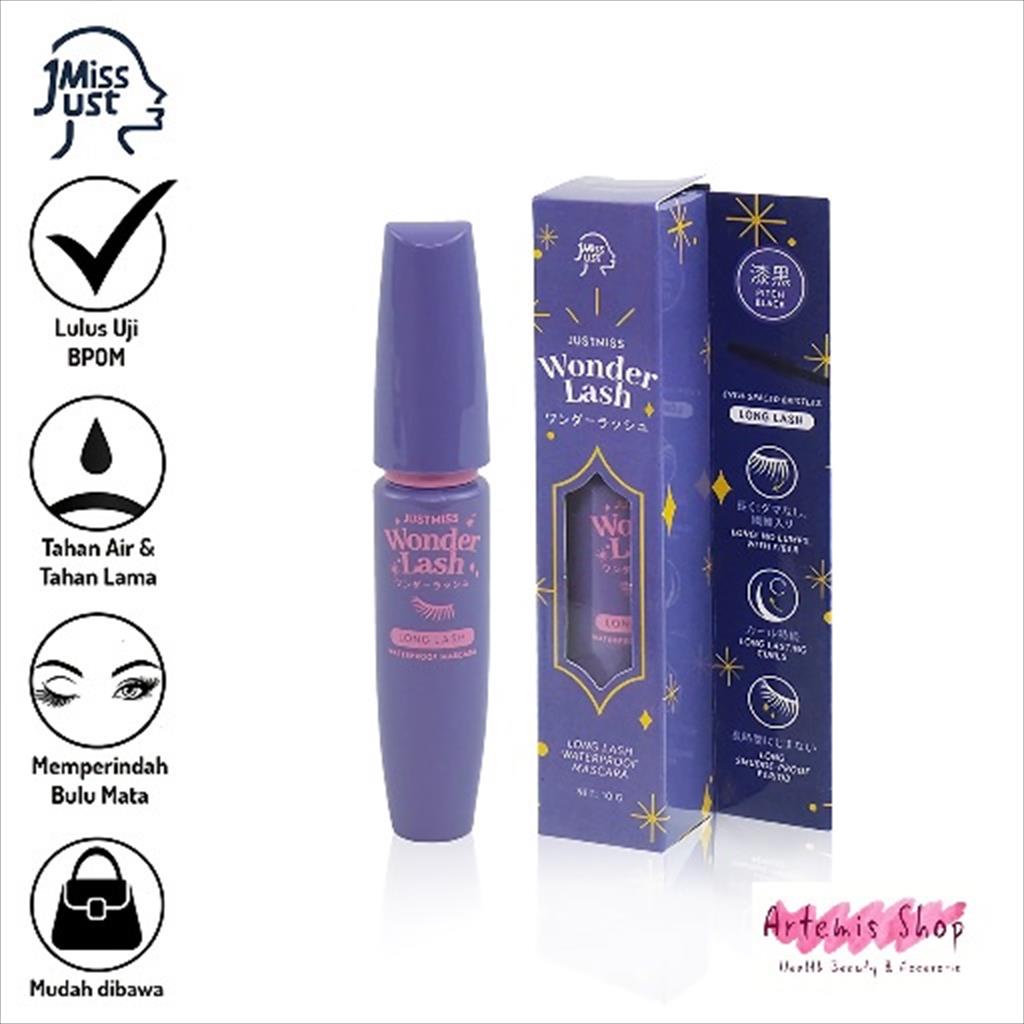 Just Miss / JustMiss WonderLash Maskara / LongLash Mascara Waterproof Tahan Lama BPOM