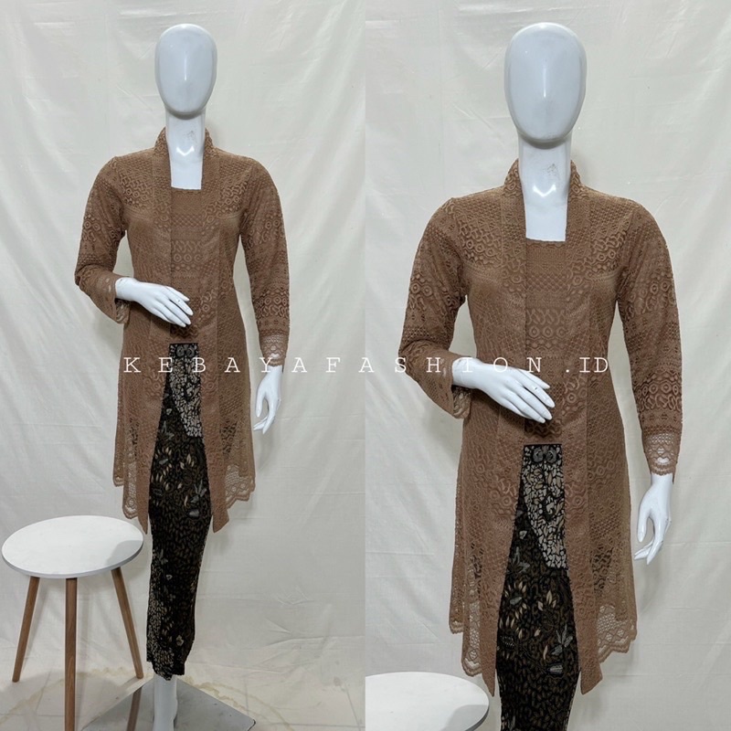 Kebaya Tunik / Kebaya Kutu Baru Brokat / Kebaya Wisuda / kebaya Modern