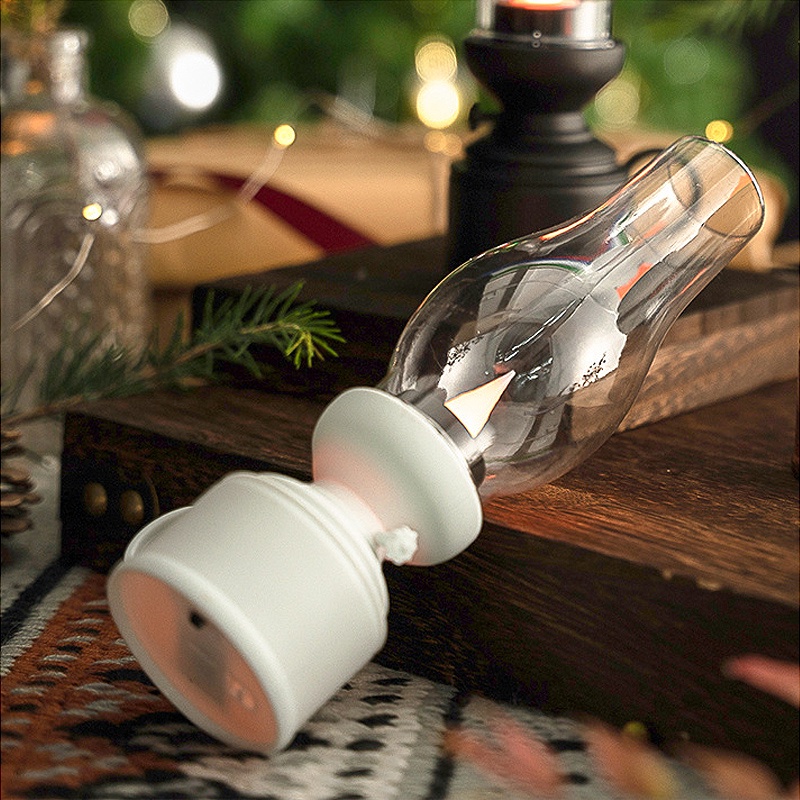 Simulasi Parafin Lampu Lilin Cahaya Makan Dekorasi Malam Lampu Bar Restoran Cahaya Ambient Desktop Romantis Ornamen Lampu Kreatif Vintage Lampu Elektronik