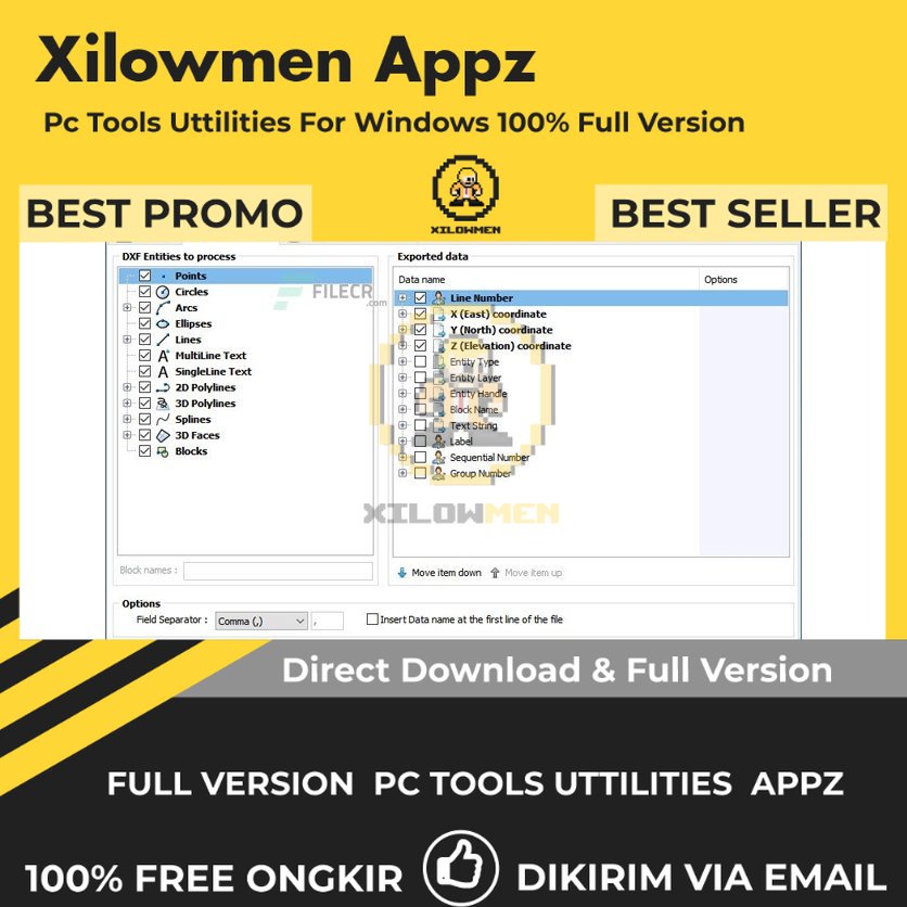 [Full Version] DXF Works Pro PC Tools Software Utilities Lifetime Win OS