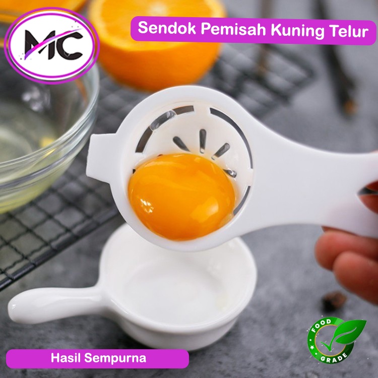 Sendok Pemisah Kuning Telur Saringan  Putih Dan Kuning Telur Egg Separator Alat Pemisah Telor