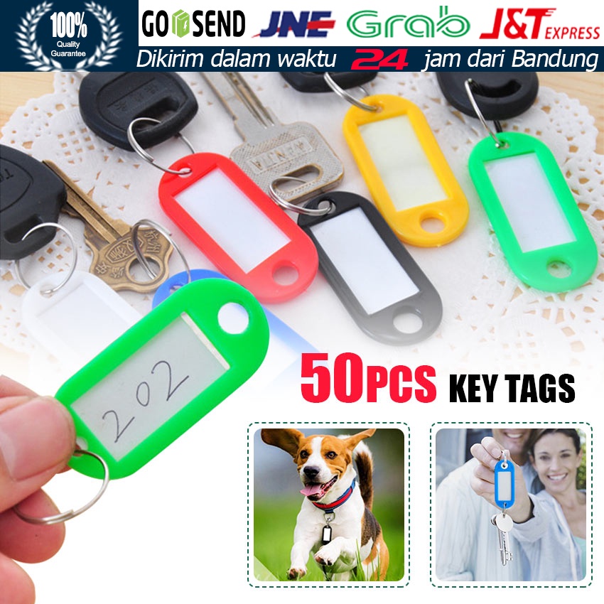 KR 50 Kenko Keyring Gantungan Kunci Gantungan Kunci Tag Nama Serbaguna Multi-warna