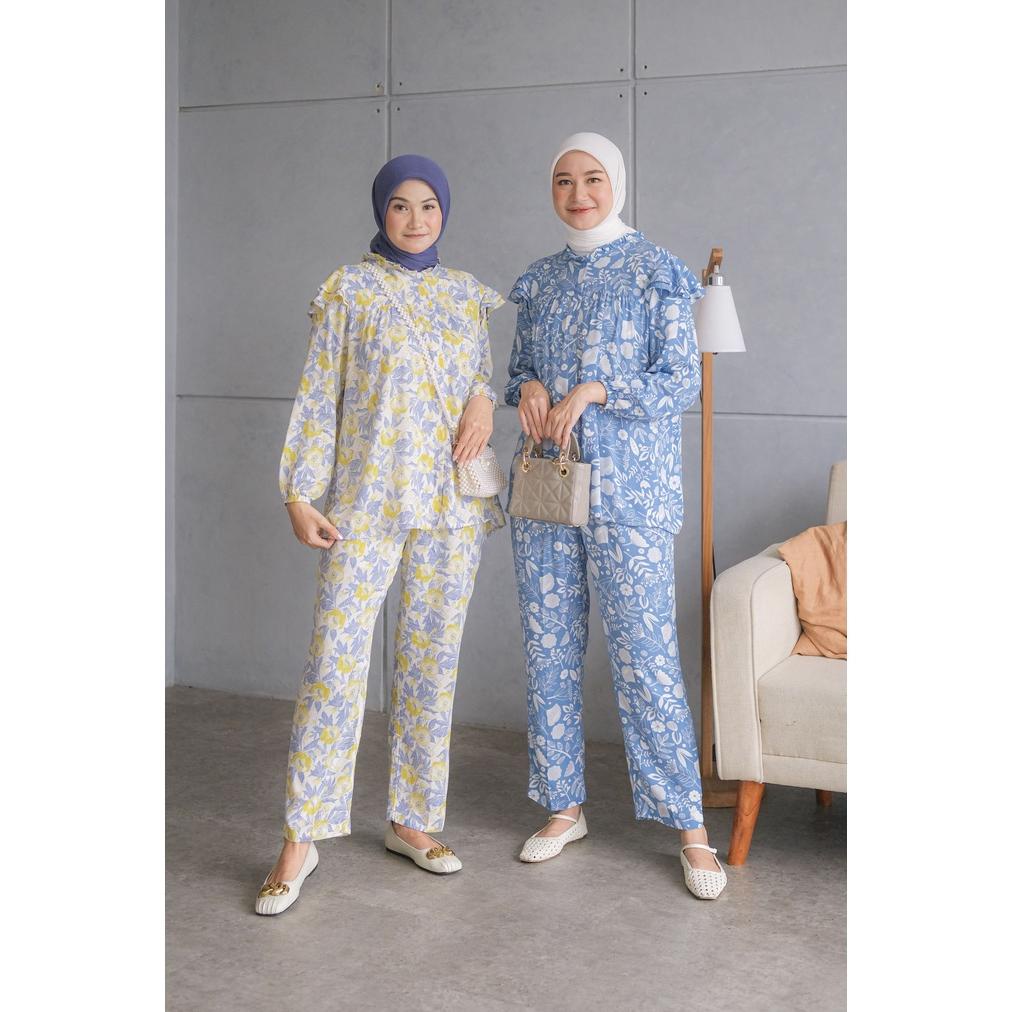Callandahijab | Berlin Set - Pattern | Oneset | Piyama | Setcel