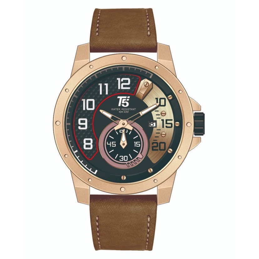 JAM TANGAN PRIA T5 H 3971G  ORI