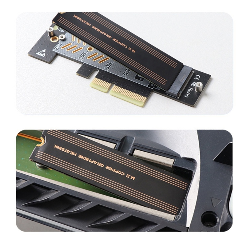Bt M.2 Tembaga Graphene Heatsink M.2 Solid State Nvme Hard Disk Cooling Radiator Pembuangan Panas Heat Sink Plat Tembaga