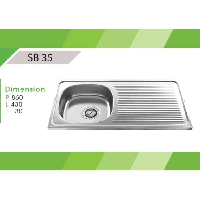 Terlaris Bak Cuci Piring Royal Sb 35 Royal Kitchen Sink Sb 35