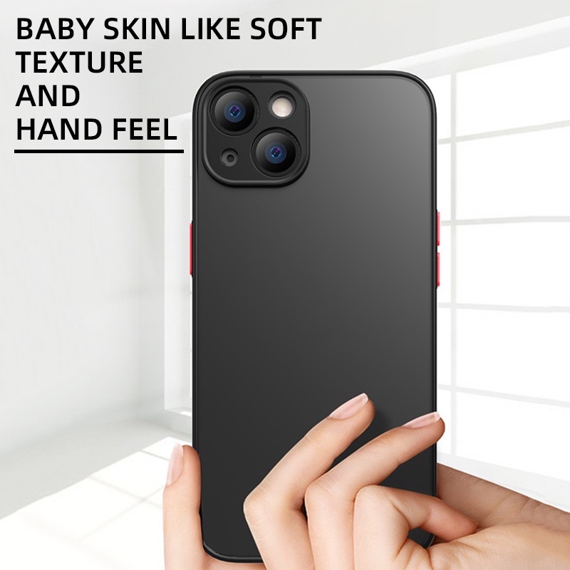 IPHONE Casing Ponsel Hawkeye Perasaan Kulit Yang Stylish, Simple Dan Serbaguna Untuk Iphone14 13 12 11 Pro Max X XS Max Xr7 8 Plus Perasaan Kulit