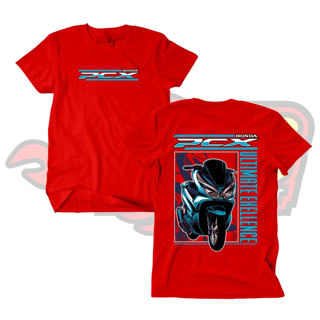 Baju Kaos Distro PCX Ultimate Racing Katun Combed