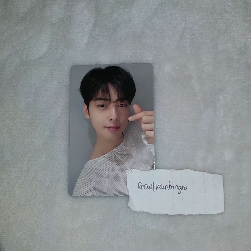 [BOOKED] PC Poca Photocard Cha Eunwoo All Yours Me ver
