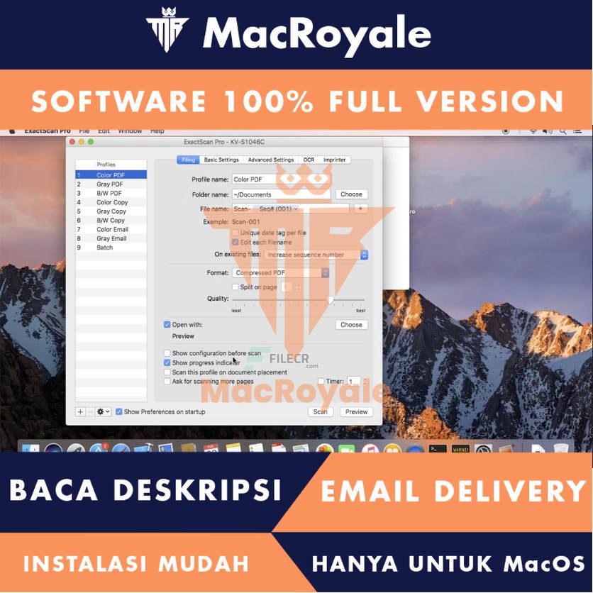 [MacOS] ExactScan Pro Full Version Lifetime Full Garansi