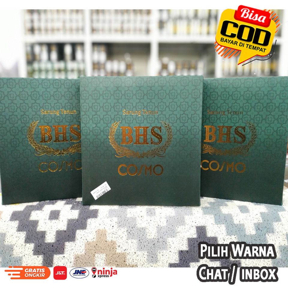 Sarung BHS COSMO Polos dan Warna Original BHS COSMO GOLD BHS COSMO SILVER