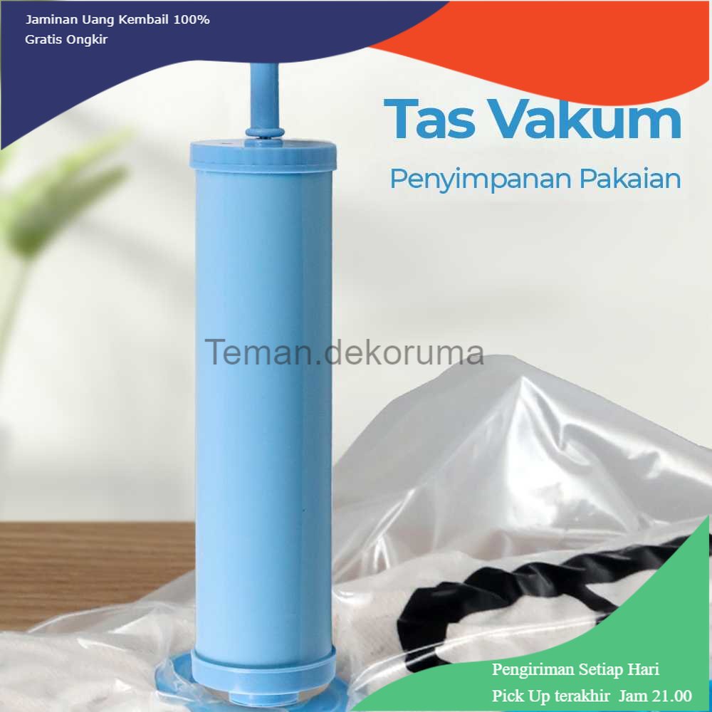 TD- TMP Joybos Pompa Vakum Plastik Pakaian Travel Vacuum Bag Hand Pump - 001