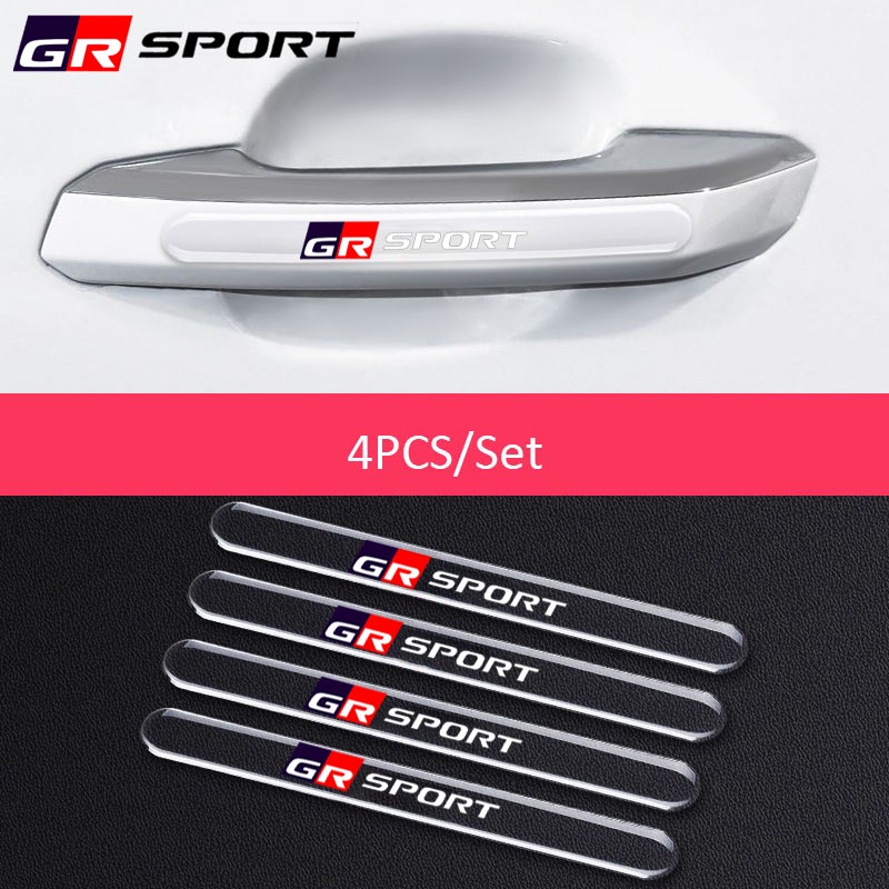 Handle Pintu Mobil Proteksi Car Inner Door Bowl Transparan Anti Gores Stiker Untuk Toyota GR Sport VIos Yaris Corolla Cross Veloz Wish Revo CHR Avanza Fortuner Rush Innova