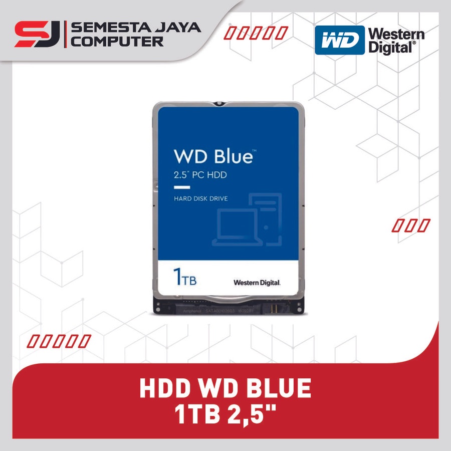 HDD Internal Laptop 1TB WD Scorpio Blue 1TB Hardisk Internal 2.5 inch