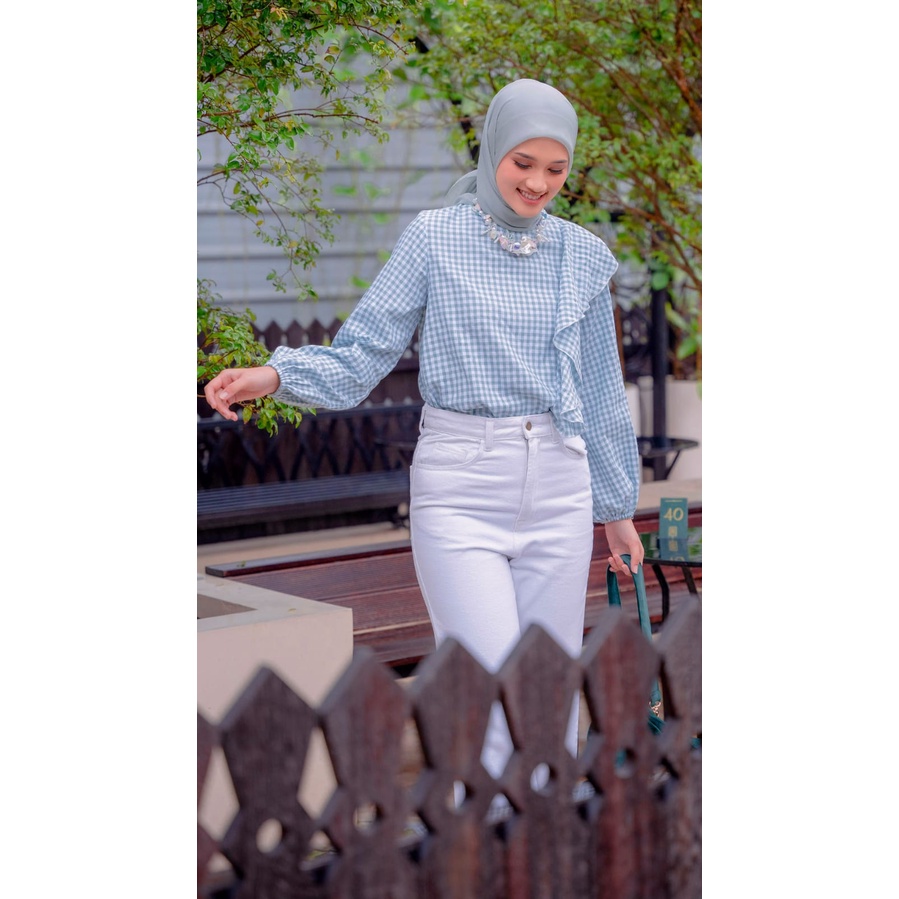 Hijabchic Trixie Gingham Tops
