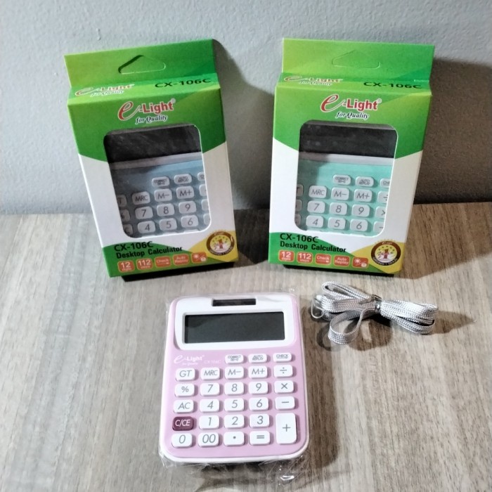 

] Calculator -Light CX-106C