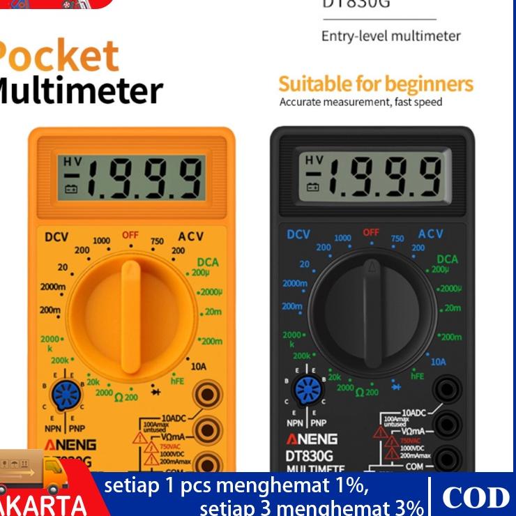 ❄ multimeter avometer multitester digital dt-830b dt830G ℮