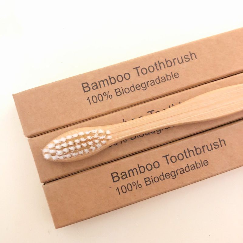 Sikat Gigi Bambu, Bamboo Toothbrush Soft Ramah Lingkungan