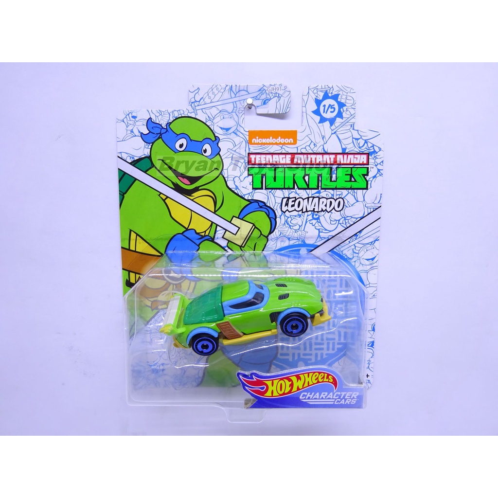 Hot Wheels Character Cars Ninja Turtles Leonardo